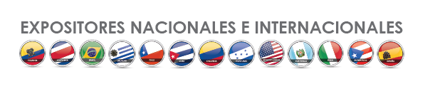 Expositores nacionales e internacionales